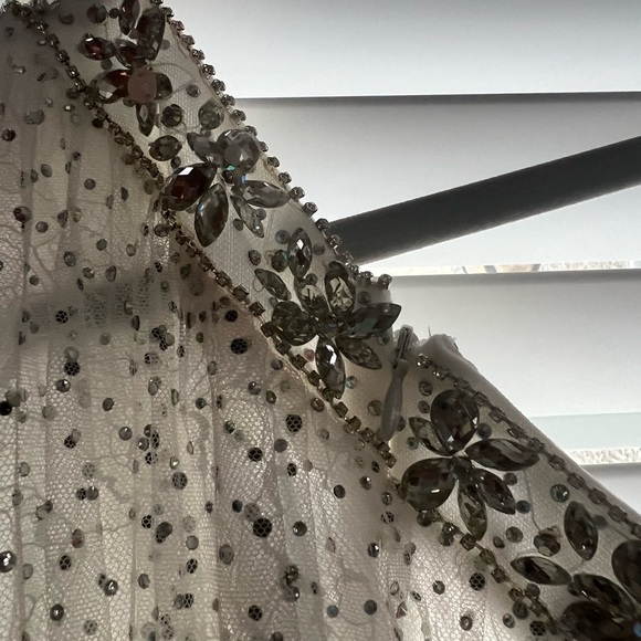 MacDuggal one shoulder mini tulle dress - Picture 9 of 13